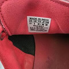 アディダス/adidas　スタンスミス/StanSmith　スエード 赤　24.5cmの画像