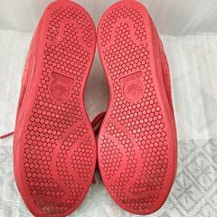 アディダス/adidas　スタンスミス/StanSmith　スエード 赤　24.5cmの画像