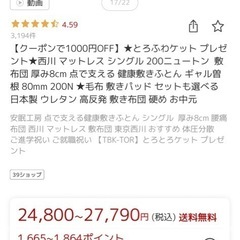 布団　西川　シングルの画像