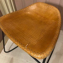 椅子　チェア　本革
の画像