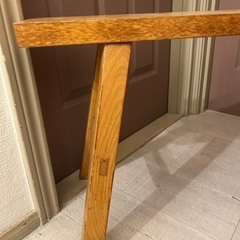 無印良品　ベンチ　チェア　長椅子の画像
