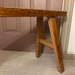 無印良品　ベンチ　チェア　長椅子の画像