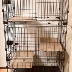 アイリスオーヤマ キャットケージ　3段の画像