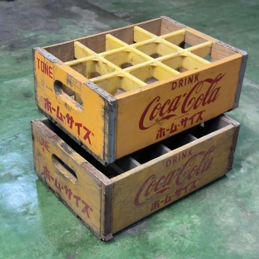 コカコーラ木箱2つセット コカコーラ ホームサイズ 木箱 2個セット