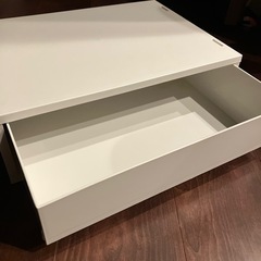 無印良品  ポリプロピレン小物収納ケース　ワイド　中　ホワイトグレーの画像