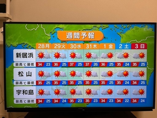 SHARP 50インチ液晶テレビ 4T-C50CL1