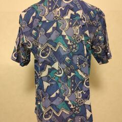 シャツ　ブルー　レディースの画像
