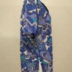 シャツ　ブルー　レディースの画像