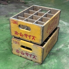 コカコーラ 木箱 2個セットの画像