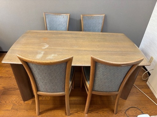 8/2PM〜8/4AM引渡し限定 ダイニングセット