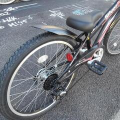 7/30 （水）~8/2（土）までお休み！中古子供自転車３６５８　２２インチ　６段ギヤ　LEDオートライト　 身長１１７㎝前後の画像