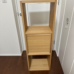 スタッキングシェルフ・３段・オーク材 の画像