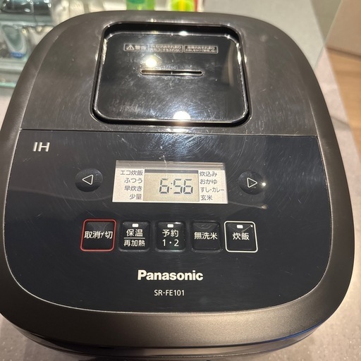 パナソニック炊飯器　SR-FE101 新品　2024年製 美品 2024年製 パナソニック Panasonic IHジャー炊飯器 2段IH&備長炭釜