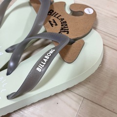 BILLABONG ビーチサンダル 22cm グリーン　 未使用の画像