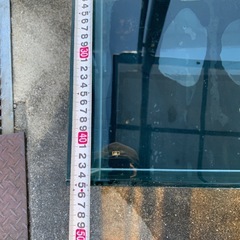 600  450ガラス水槽黒のマット付きの画像