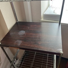 再掲　ニトリ　レンジラック　スチールラックの画像