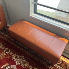 ソファー　3人掛け　6人掛け　オットマン付き　の画像