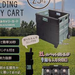 新品　折りたたみキャリーカートの画像