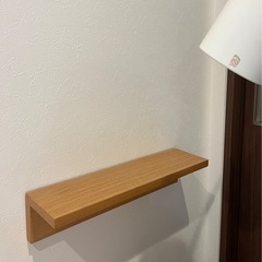 【無印良品】 壁につけれる家具棚の画像