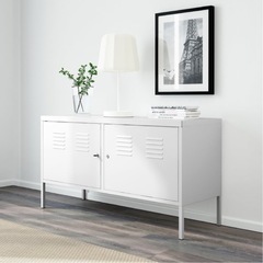 【使用期間少!美品】IKEA PS、キャビネット、ホワイト、テレビボードの画像