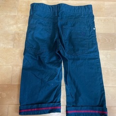 子ども140ハーフパンツ　紺色の画像
