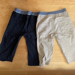 しまむらCLOSSHIキッズ160ハーフパンツ2本セットの画像