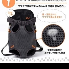 ペット用抱っこ紐の画像