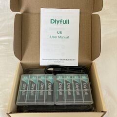 ☆Dlyfull 単3 充電池充電器セット 8スロット◆単3電池 8本×2800mAhの画像