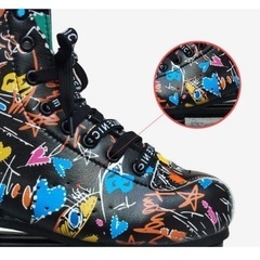 【3回室内使用】LED付き ローラーシューズ ローラースケート24cmの画像