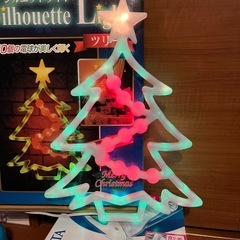 クリスマス用　シルエットライト　クリスマスツリー の画像