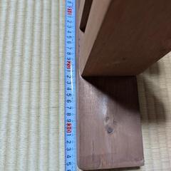 【未使用】ガーデニング　木製　柵立ての画像