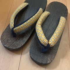 浴衣セット　帯　下駄の画像