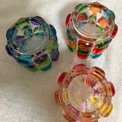 キャンドルグラス3点の画像