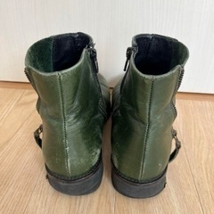 本革ブーツ ショートブーツ La fée maraboutée 24.5の画像