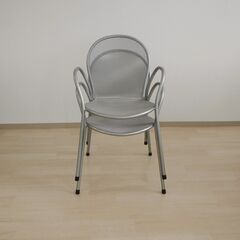 ガーデンチェア2脚（スチール）【小金井市民限定】（小金井市再生家具）品番：07-04-26 ※新規優先の画像