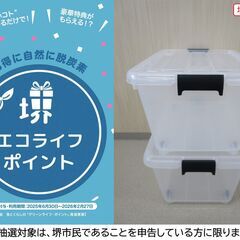 【堺市民限定】(2507-45) キャスター付き収納ボックス２ヶの画像
