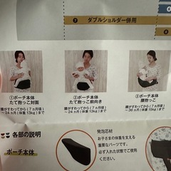 7ヶ月ごろから使える、ヒップシートの画像