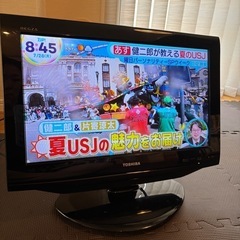 TOSHIBA REGZA 19RE2 [19インチ] 液晶テレビ・ケーブル・リモコンつきの画像