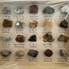 佐渡産出の石の標本　Collection of Stone Samples produced in Sado Islandの画像