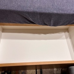 セミダブルベッド、マッドレス付き売ります。の画像
