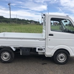 H27年 スズキ キャリィトラック 4WD 5MT エアコンパワステ 車検付き 配送無料の画像