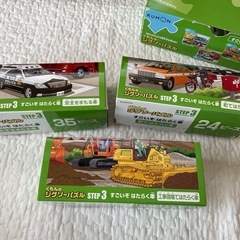 くもんジグソーパズル　すごいぞ働く車　ステップ3の画像