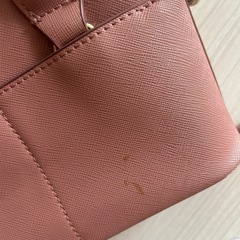 ZARAピンクカラーバックの画像