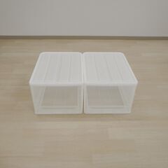クローゼットケース2個（高さ30㎝）【小金井市民限定】（小金井市再生家具）品番：07-04-33 ※新規優先の画像
