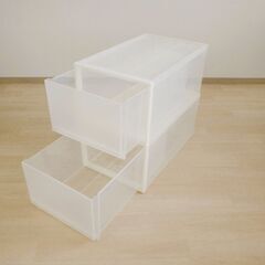 押入れケース2個（高さ29㎝）【小金井市民限定】（小金井市再生家具）品番：07-04-32 ※新規優先の画像
