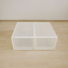 押入れケース2個（高さ29㎝）【小金井市民限定】（小金井市再生家具）品番：07-04-32 ※新規優先の画像