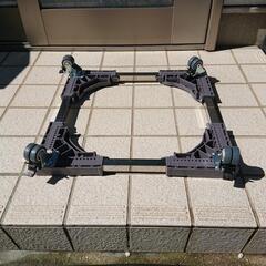 洗濯機置き台 かさ上げ台 キャスター/水平器付き 美品の画像