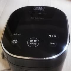 SHARP 炊飯器 3合用 ks-ck5ブラックの画像