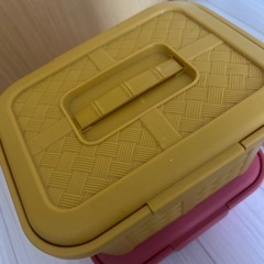 くすみカラーの収納ボックスの画像