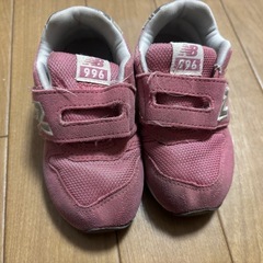 7/30まで　ニューバランス　ピンク　15cm キッズスニーカーの画像